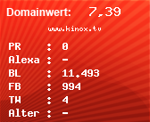 Domainbewertung - Domain www.kinox.tv bei Domainwert24.net