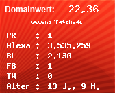 Domainbewertung - Domain www.niffatek.de bei Domainwert24.net