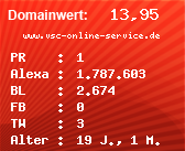 Domainbewertung - Domain www.vsc-online-service.de bei Domainwert24.net