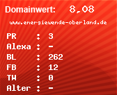 Domainbewertung - Domain www.energiewende-oberland.de bei Domainwert24.net