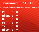 Domainbewertung - Domain www.fingerspitzengefuehl-nageldesign.de bei Domainwert24.net