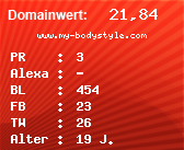 Domainbewertung - Domain www.my-bodystyle.com bei Domainwert24.net