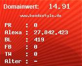 Domainbewertung - Domain www.beadsstyle.de bei Domainwert24.net