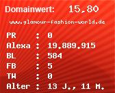 Domainbewertung - Domain www.glamour-fashion-world.de bei Domainwert24.net