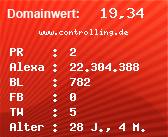 Domainbewertung - Domain www.controlling.de bei Domainwert24.net