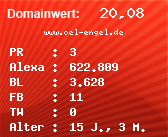 Domainbewertung - Domain www.oel-engel.de bei Domainwert24.net