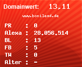 Domainbewertung - Domain www.bonilead.de bei Domainwert24.net
