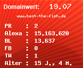 Domainbewertung - Domain www.beat-the-fish.de bei Domainwert24.net