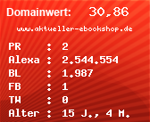 Domainbewertung - Domain www.aktueller-ebookshop.de bei Domainwert24.net
