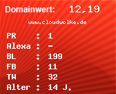 Domainbewertung - Domain www.cloudwolke.de bei Domainwert24.net