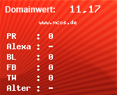 Domainbewertung - Domain www.mcos.de bei Domainwert24.net