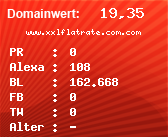 Domainbewertung - Domain www.xxlflatrate.com.com bei Domainwert24.net