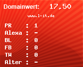 Domainbewertung - Domain www.l-it.de bei Domainwert24.net