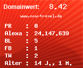Domainbewertung - Domain www.now-travel.de bei Domainwert24.net