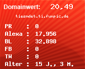 Domainbewertung - Domain tiesmdet.ti.funpic.de bei Domainwert24.net
