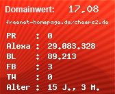 Domainbewertung - Domain freenet-homepage.de/cheers2.de bei Domainwert24.net