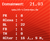 Domainbewertung - Domain www.kh-clanpage.de bei Domainwert24.net