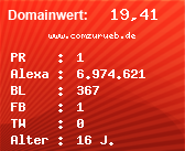 Domainbewertung - Domain www.comzurueb.de bei Domainwert24.net