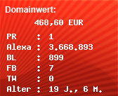 Domainbewertung - Domain www.small-devils.de bei Domainwert24.net