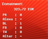 Domainbewertung - Domain www.bonneria.com bei Domainwert24.net