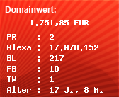 Domainbewertung - Domain www.x7007.com bei Domainwert24.net