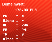 Domainbewertung - Domain jacob-elektronik.de bei Domainwert24.net