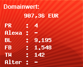 Domainbewertung - Domain www.myownmusic.de bei Domainwert24.net