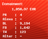 Domainbewertung - Domain www.elbenwald.de bei Domainwert24.net