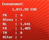 Domainbewertung - Domain www.gamestar.com bei Domainwert24.net