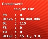 Domainbewertung - Domain jufa-shop.de bei Domainwert24.net