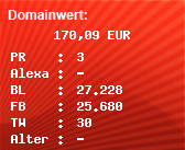 Domainbewertung - Domain www.et-radio.de bei Domainwert24.net