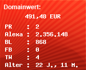 Domainbewertung - Domain www.bentax.de bei Domainwert24.net