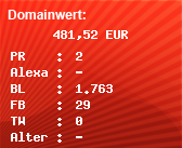 Domainbewertung - Domain www.flotte.de bei Domainwert24.net