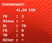 Domainbewertung - Domain www.luuumix-radio.fm bei Domainwert24.net