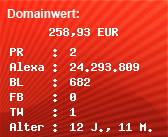 Domainbewertung - Domain www.123-insurance.de bei Domainwert24.net