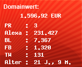 Domainbewertung - Domain www.chessmail.de bei Domainwert24.net