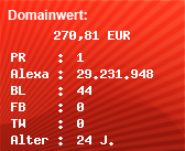 Domainbewertung - Domain schumann-haustechnik.de bei Domainwert24.net