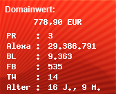 Domainbewertung - Domain www.jes-award.de bei Domainwert24.net