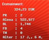 Domainbewertung - Domain www.check-fin.de bei Domainwert24.net