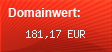 Domainbewertung - Domain www.1wx.de bei Domainwert24.net